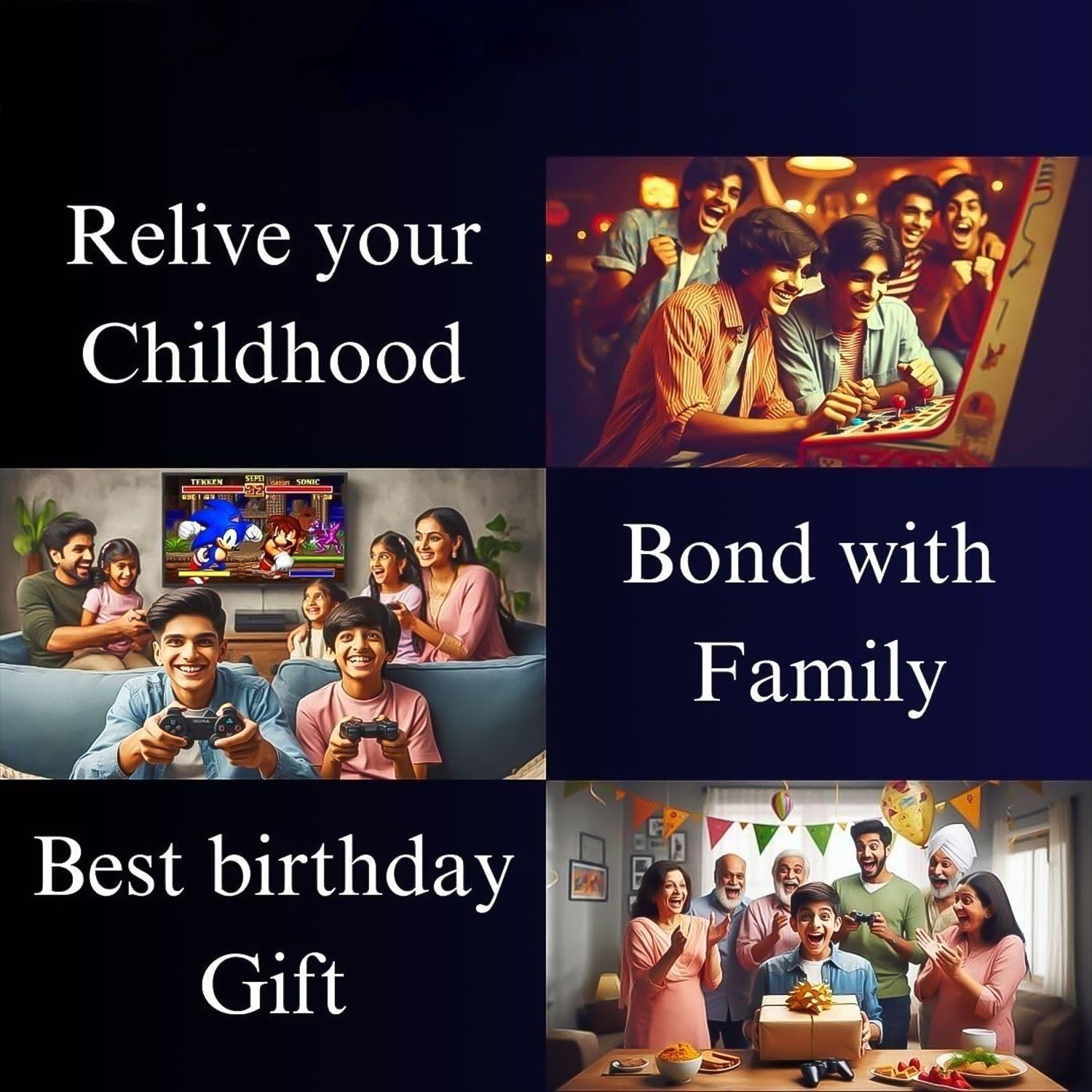 Wireless Controller Gamepad With 10000+ Games 4k Ultra Hd Game Sticks Output And 2.4ghz Wireless Controller Video Games With 64gb Memory Card (1 Set) Wireless Controller Gamepad With 10000+ Games 4k Ultra Hd Game Sticks Output And 2.4ghz Wireless Controller Video Games With 64gb Memory Card (1 Set)